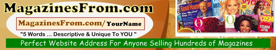 Magazines From .com / Your Name